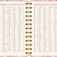Špirálový 18-mesačný diár Petito – Mraky 2026/2027, 13 x 18 cm