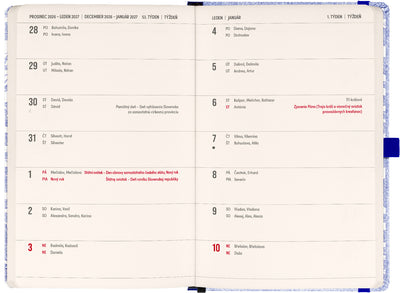 Planbook diár/notes Pod morom 2027, 13 x 21 cm