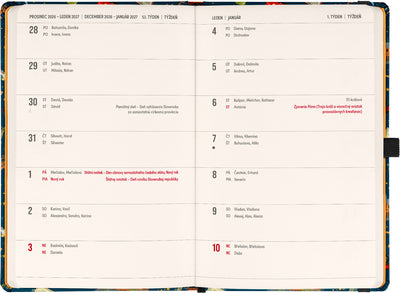 Planbook diár/notes Harry Potter – Rokfortský expres 2027, 13 x 21 cm