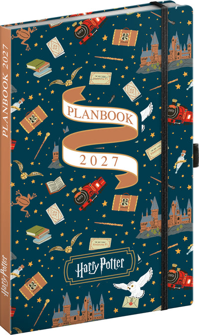 Planbook diár/notes Harry Potter – Rokfortský expres 2027, 13 x 21 cm