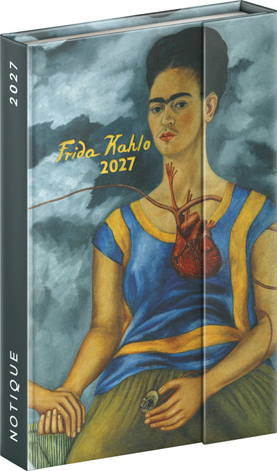 Týždenný magnetický diár Frida Kahlo 2027, 11 x 16 cm