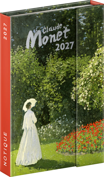 Týždenný magnetický diár Claude Monet 2027, 11 x 16 cm