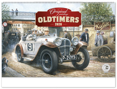 Nástenný kalendár Oldtimers – Václav Zapadlík 2026, 64 x 42 cm