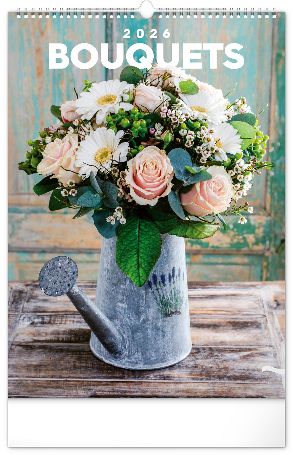 Nástenný kalendár Kytice 2026, 33 x 46 cm