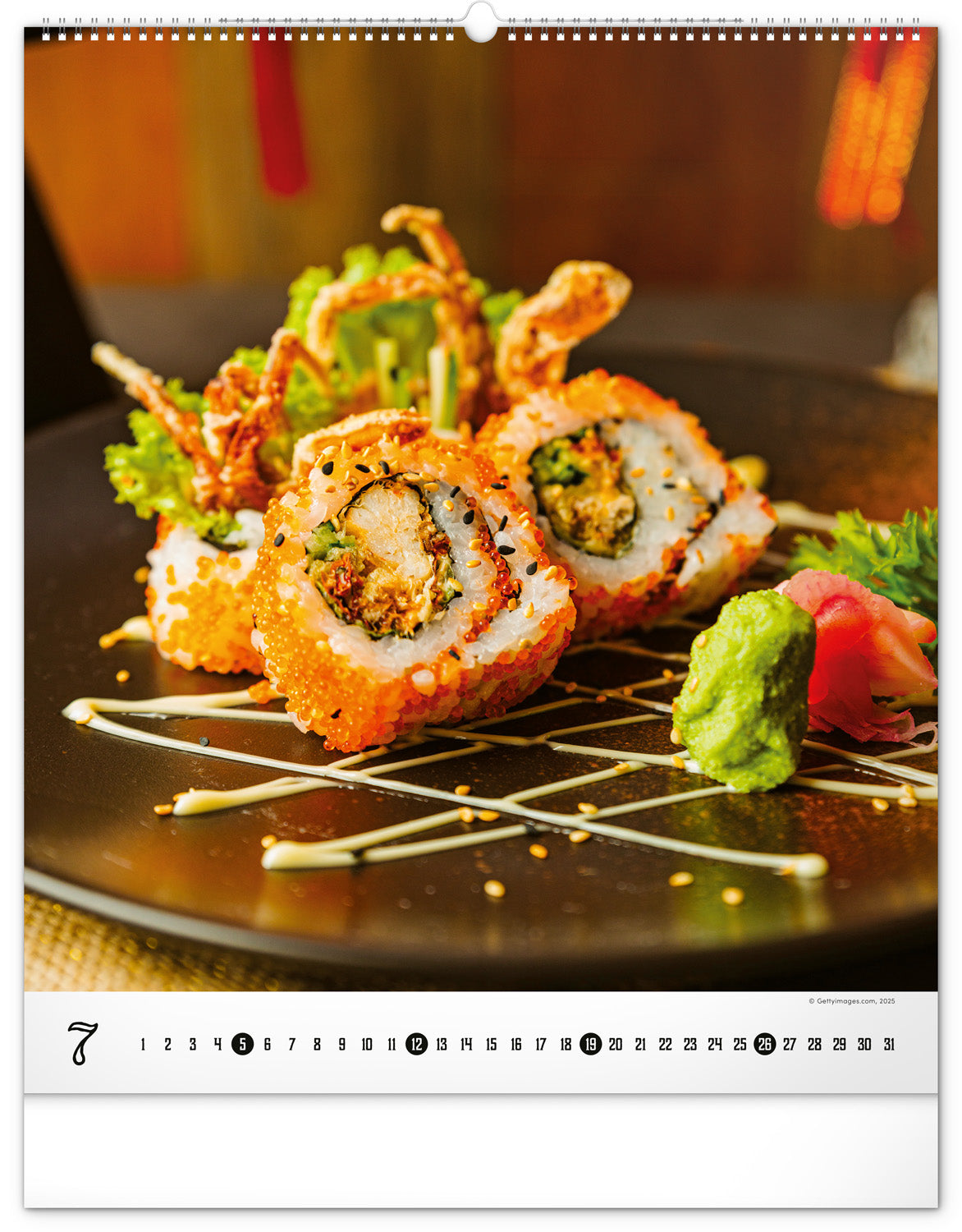 Nástenný kalendár Gourmet 2026, 48 x 56 cm