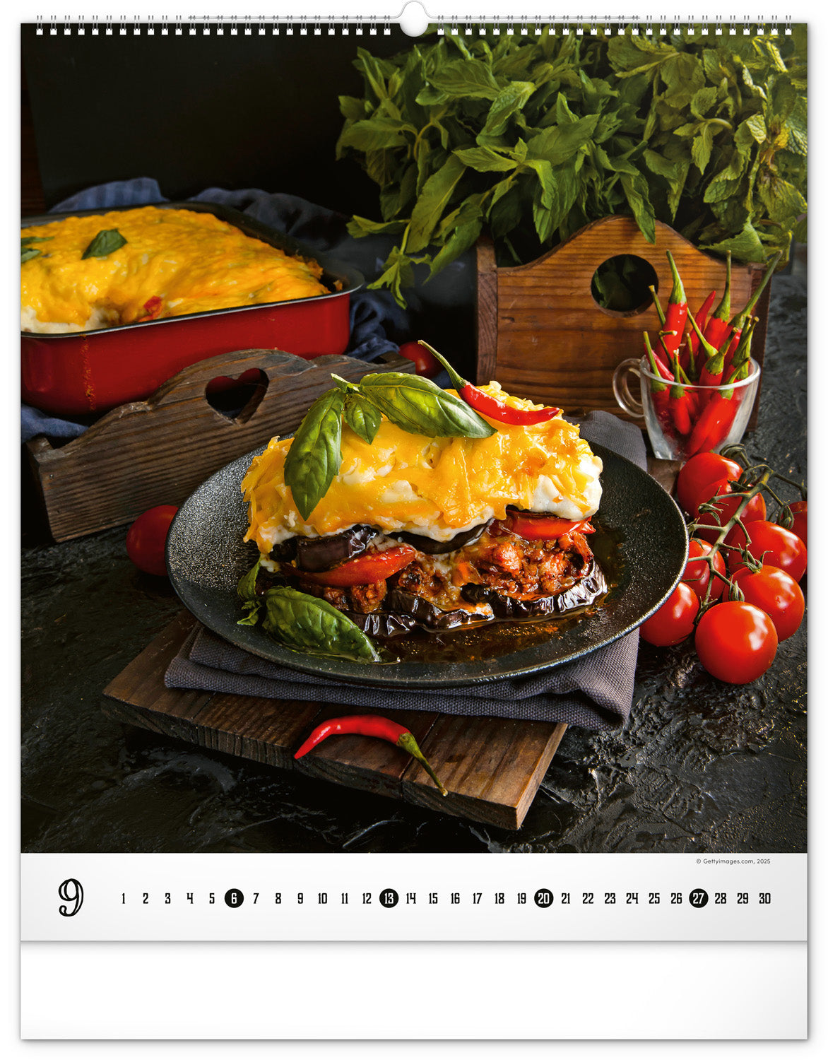 Nástenný kalendár Gourmet 2026, 48 x 56 cm