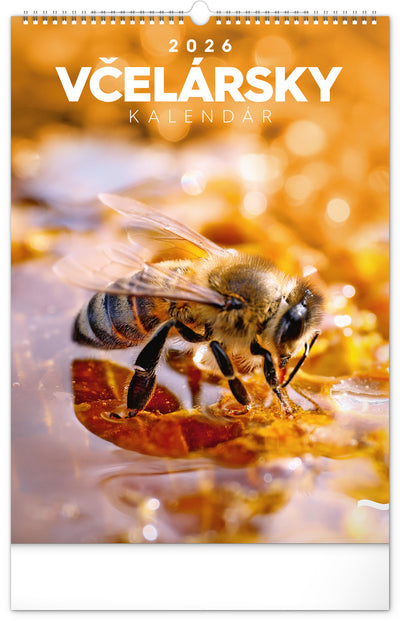 Nástenný Včelársky kalendár 2026, 33 x 46 cm