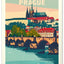 Nástenný kalendár Vintage plagáty – svetové mestá 2027, 33 x 46 cm