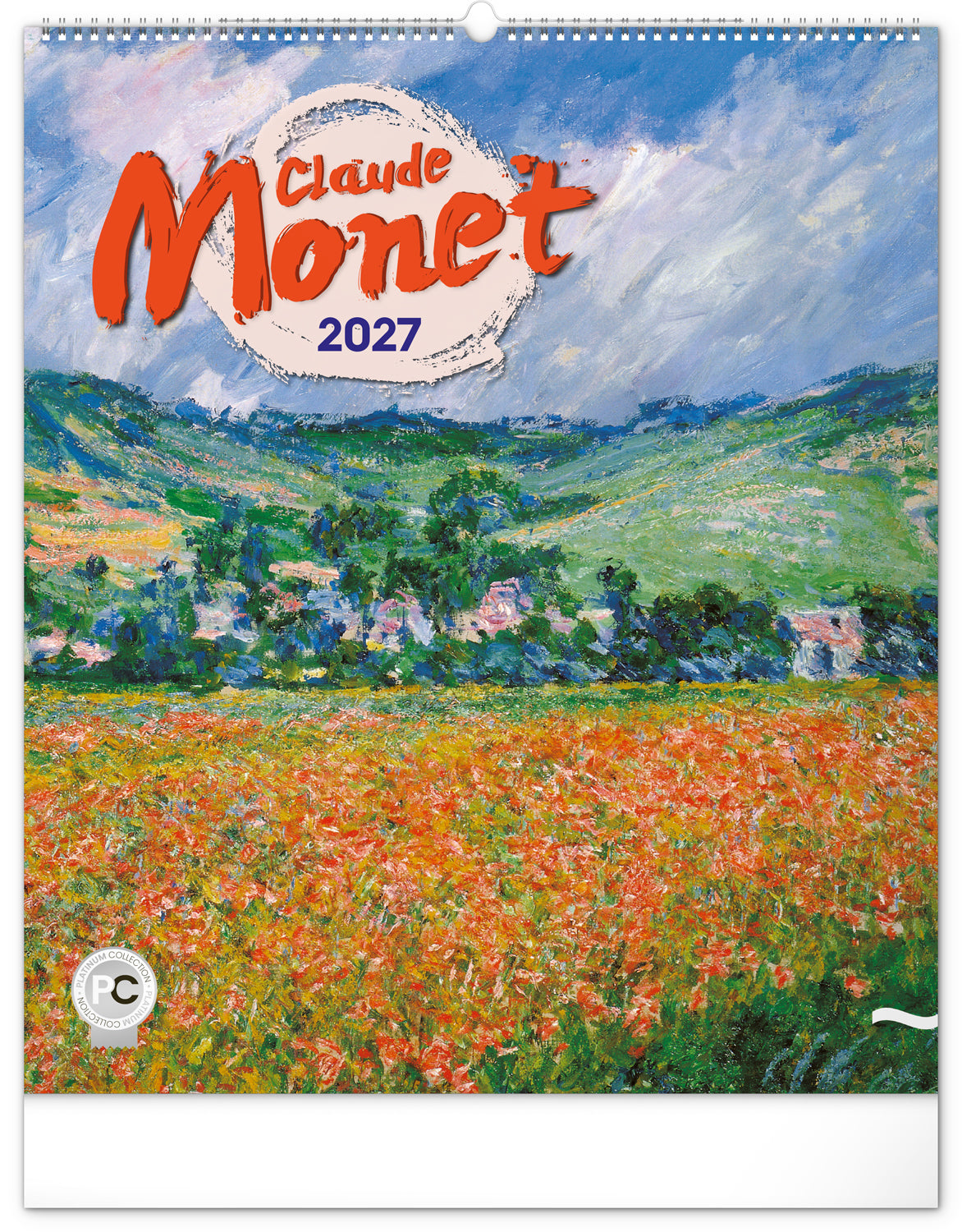 Nástenný kalendár Claude Monet 2027, 48 x 56 cm