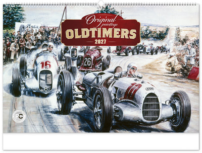 Nástenný kalendár Oldtimers – Václav Zapadlík 2027, 64 x 42 cm
