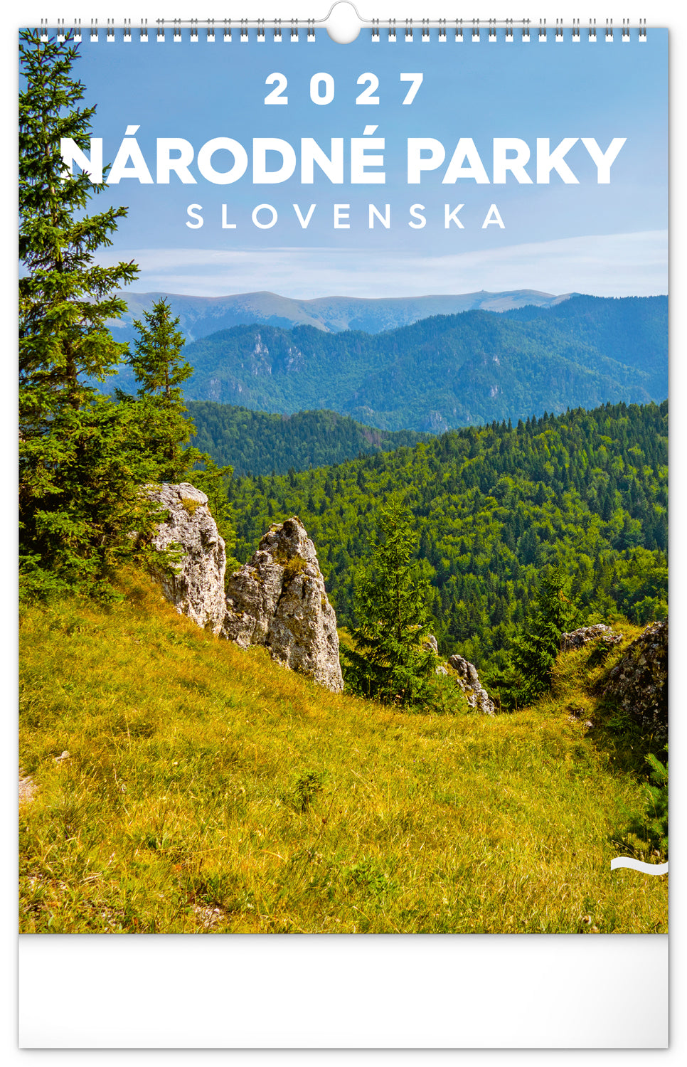 Nástenný kalendár Národné parky Slovenska 2027, 33 x 46 cm