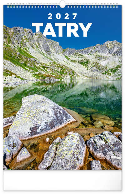 Nástenný kalendár Tatry 2027, 33 x 46 cm