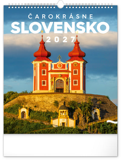 Nástenný kalendár Čarokrásne Slovensko 2027, 30 x 34 cm