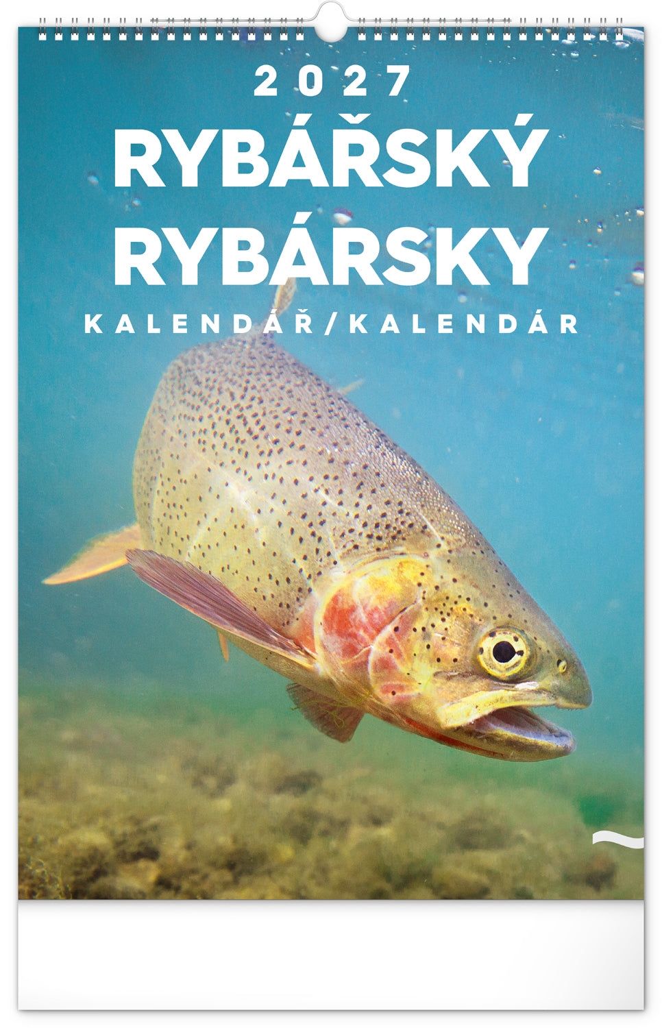 Nástenný kalendár Rybářský – Rybársky CZ/SK 2027, 33 x 46 cm