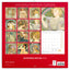 Poznámkový kalendár Alfons Mucha 2025, 30 × 30 cm