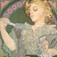 Poznámkový kalendár Alfons Mucha 2027, 30 x 30 cm