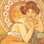 Poznámkový kalendár Alfons Mucha 2027, 30 x 30 cm