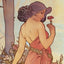 Poznámkový kalendár Alfons Mucha 2027, 30 x 30 cm