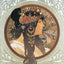 Poznámkový kalendár Alfons Mucha 2027, 30 x 30 cm