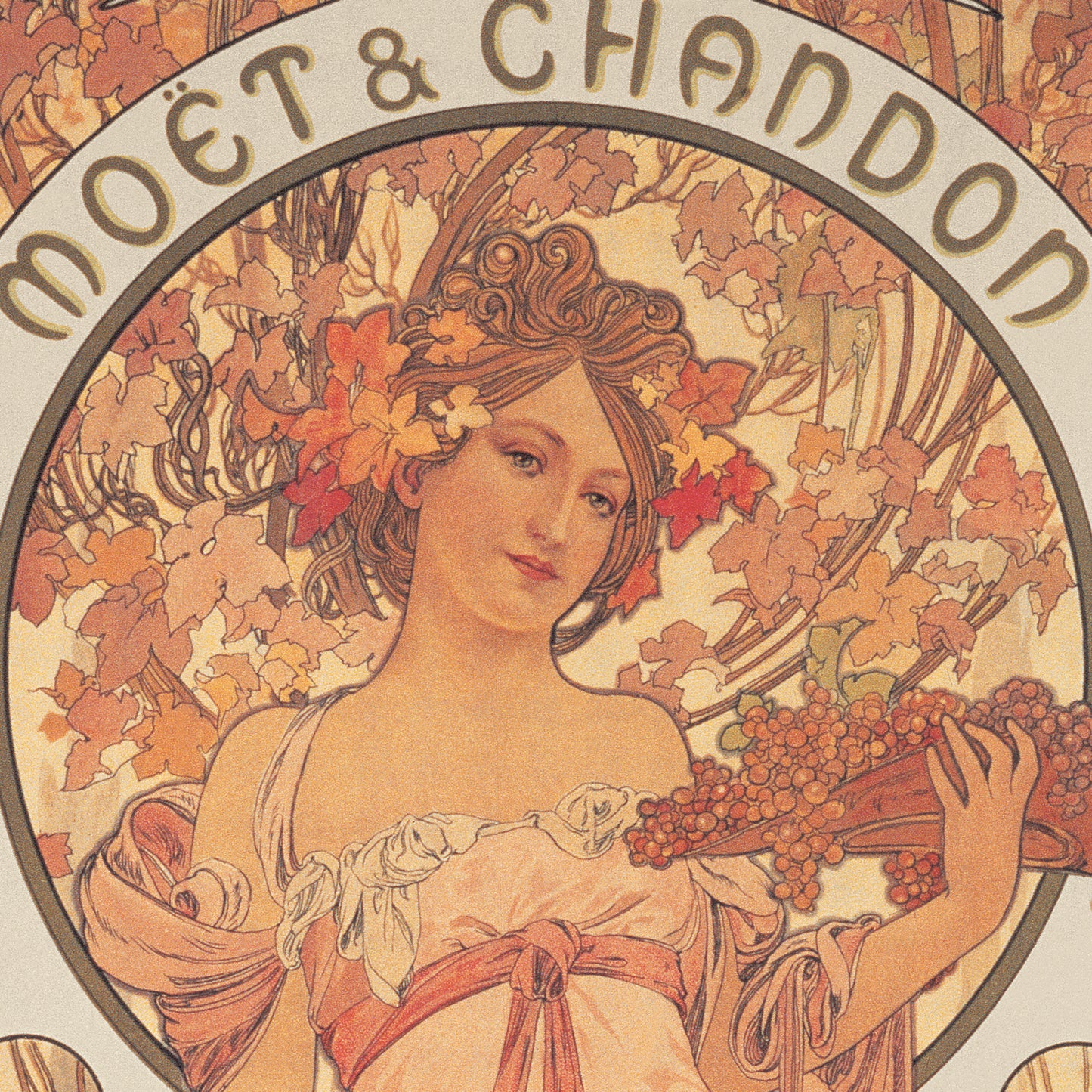 Poznámkový kalendár Alfons Mucha 2027, 30 x 30 cm