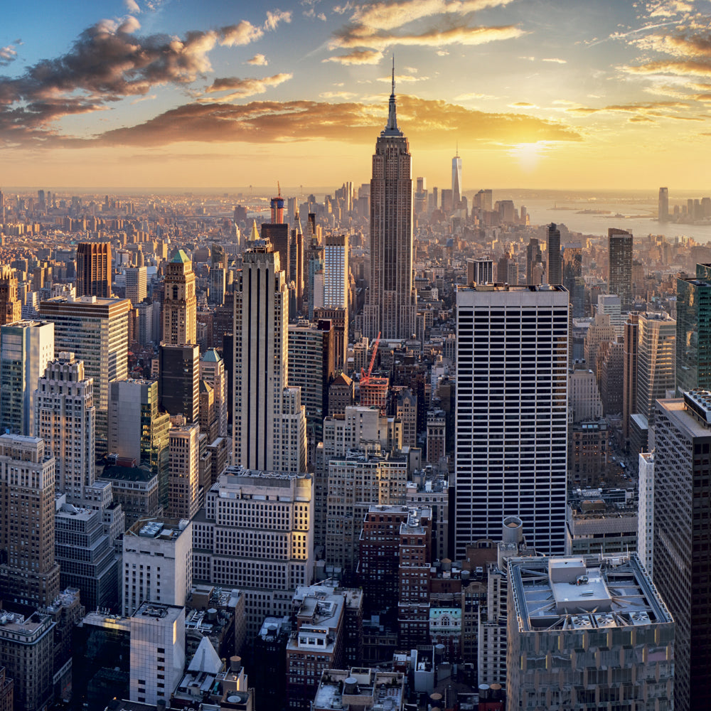 Poznámkový kalendár New York 2027, 30 x 30 cm