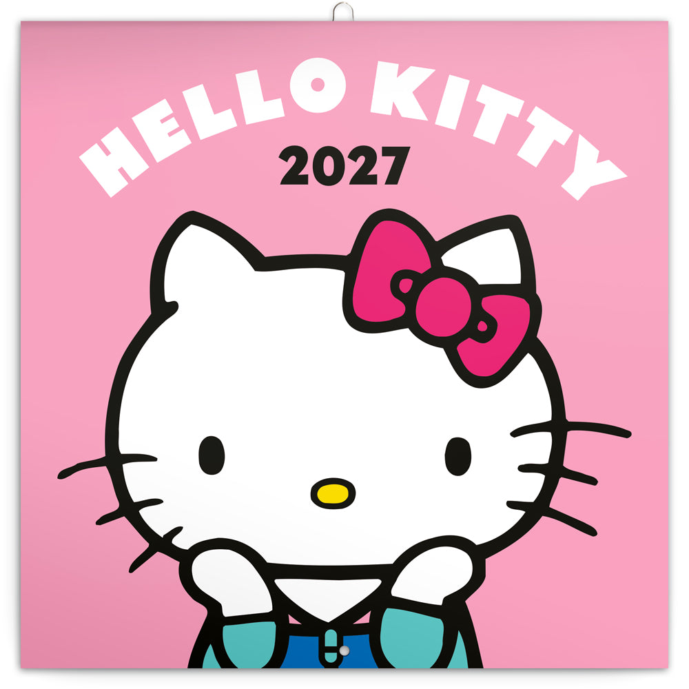 Poznámkový kalendár Hello Kitty  2027, 30 x 30 cm