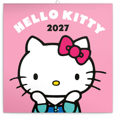 Poznámkový kalendár Hello Kitty  2027, 30 x 30 cm