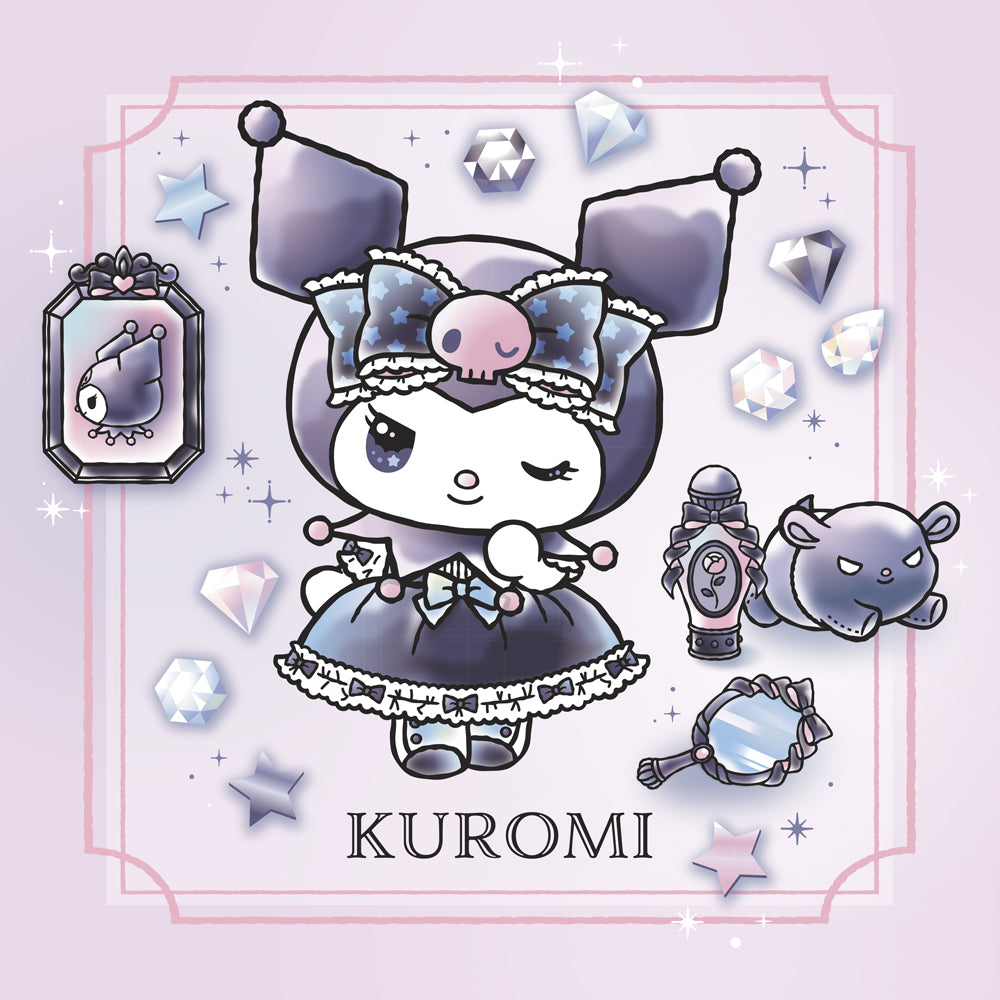 Poznámkový kalendár Kuromi  2027, 30 x 30 cm