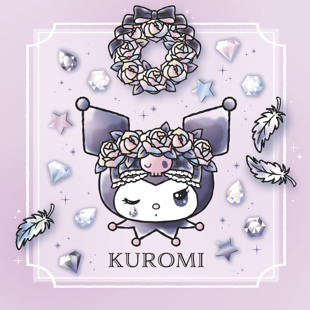 Poznámkový kalendár Kuromi  2027, 30 x 30 cm
