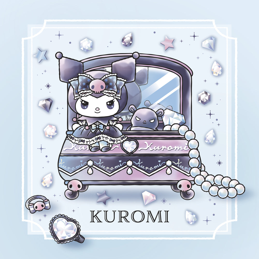 Poznámkový kalendár Kuromi  2027, 30 x 30 cm