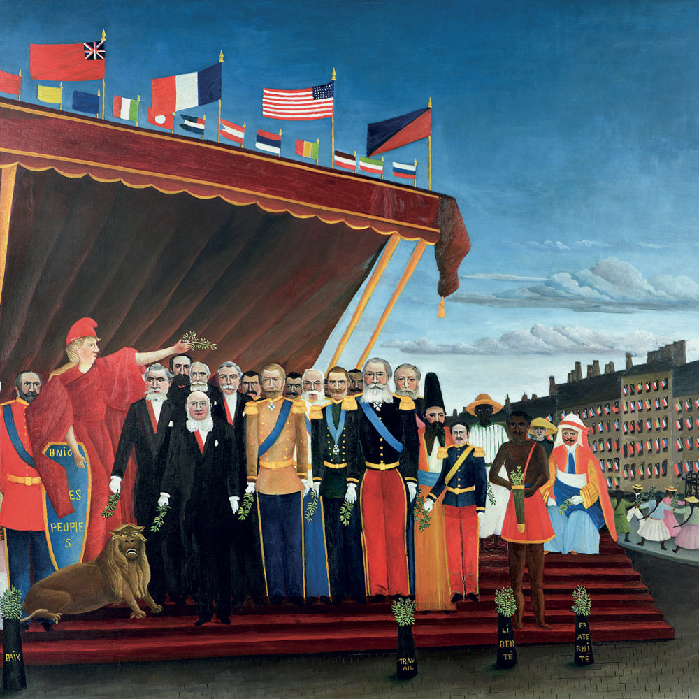 Poznámkový kalendár Henri Rousseau 2027, 30 x 30 cm