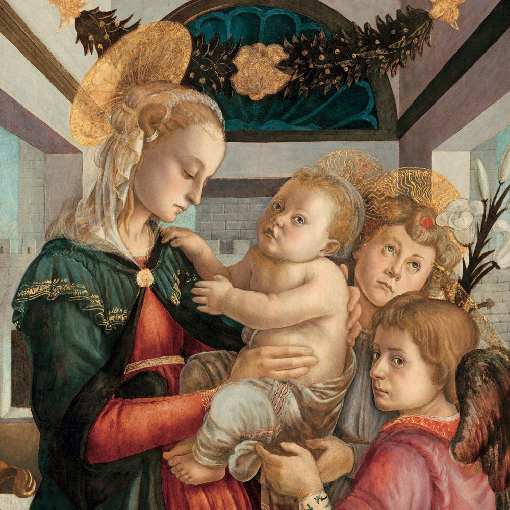 Poznámkový kalendár Sandro Botticelli 2027, 30 x 30 cm