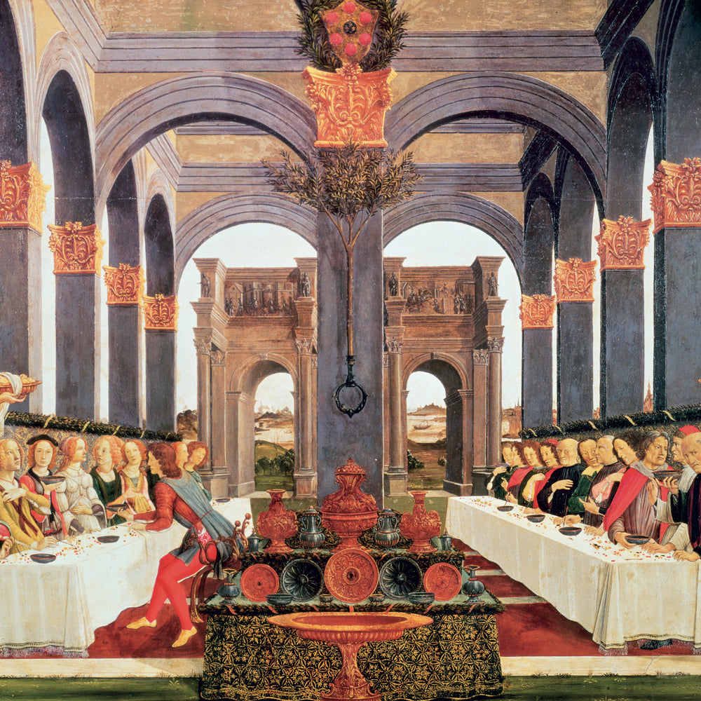 Poznámkový kalendár Sandro Botticelli 2027, 30 x 30 cm