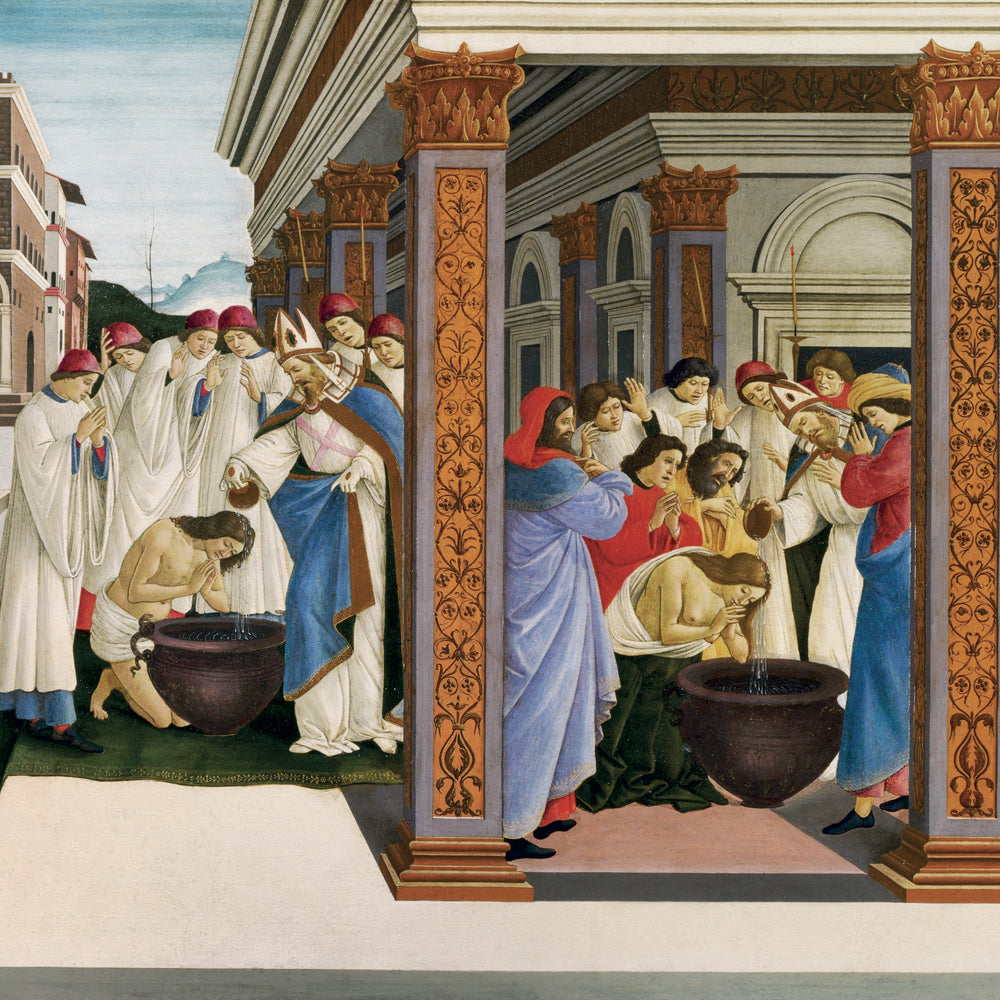 Poznámkový kalendár Sandro Botticelli 2027, 30 x 30 cm