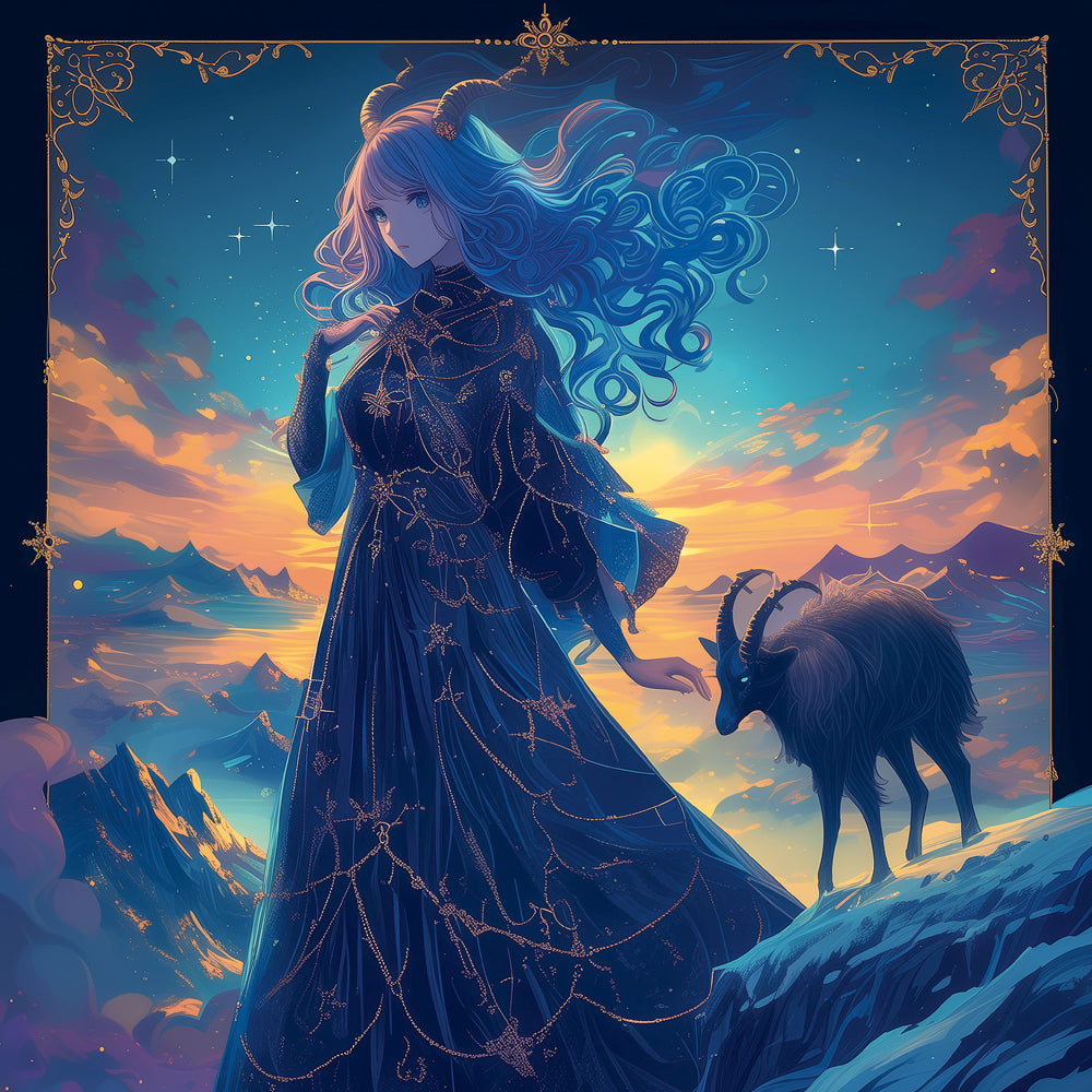 Poznámkový kalendár Anime Zodiac 2027, 30 x 30 cm