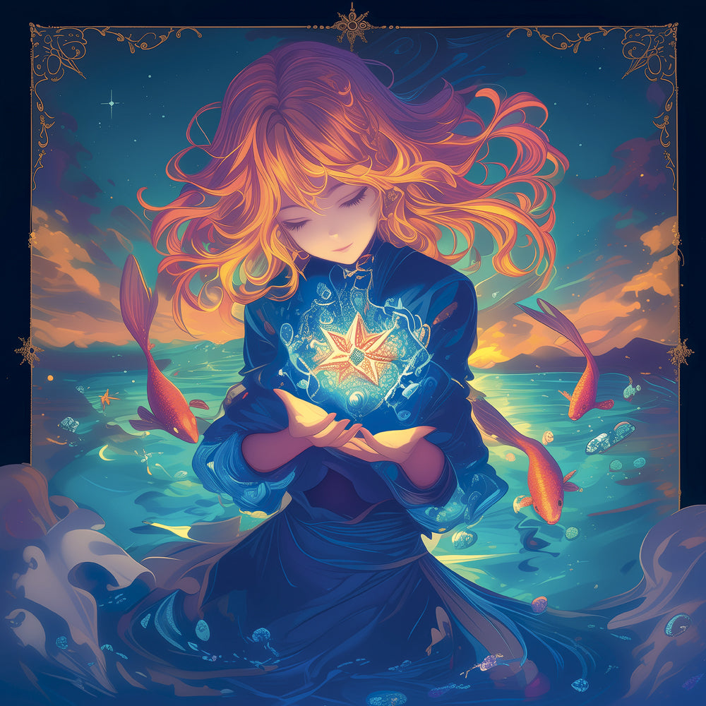 Poznámkový kalendár Anime Zodiac 2027, 30 x 30 cm