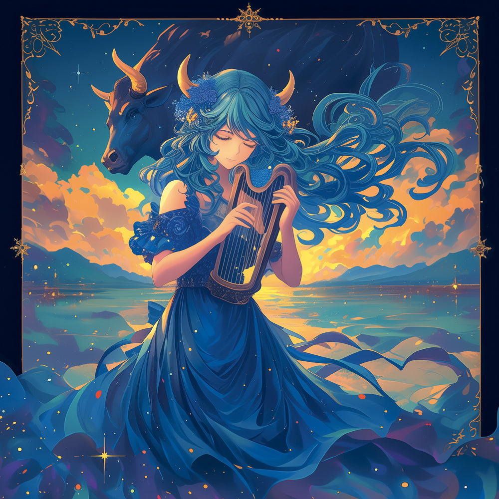 Poznámkový kalendár Anime Zodiac 2027, 30 x 30 cm