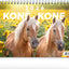 Stolový kalendár Koně – Kone CZ/SK 2026, 23,1 x 14,5 cm