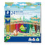 STAEDTLER Farebné pastelky "Noris Colour", 24 farieb, trojhranné