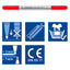 STAEDTLER Fixy "Noris Club 320", 12 farieb, sada, 1-3 mm, obojstranné, vyprateľné