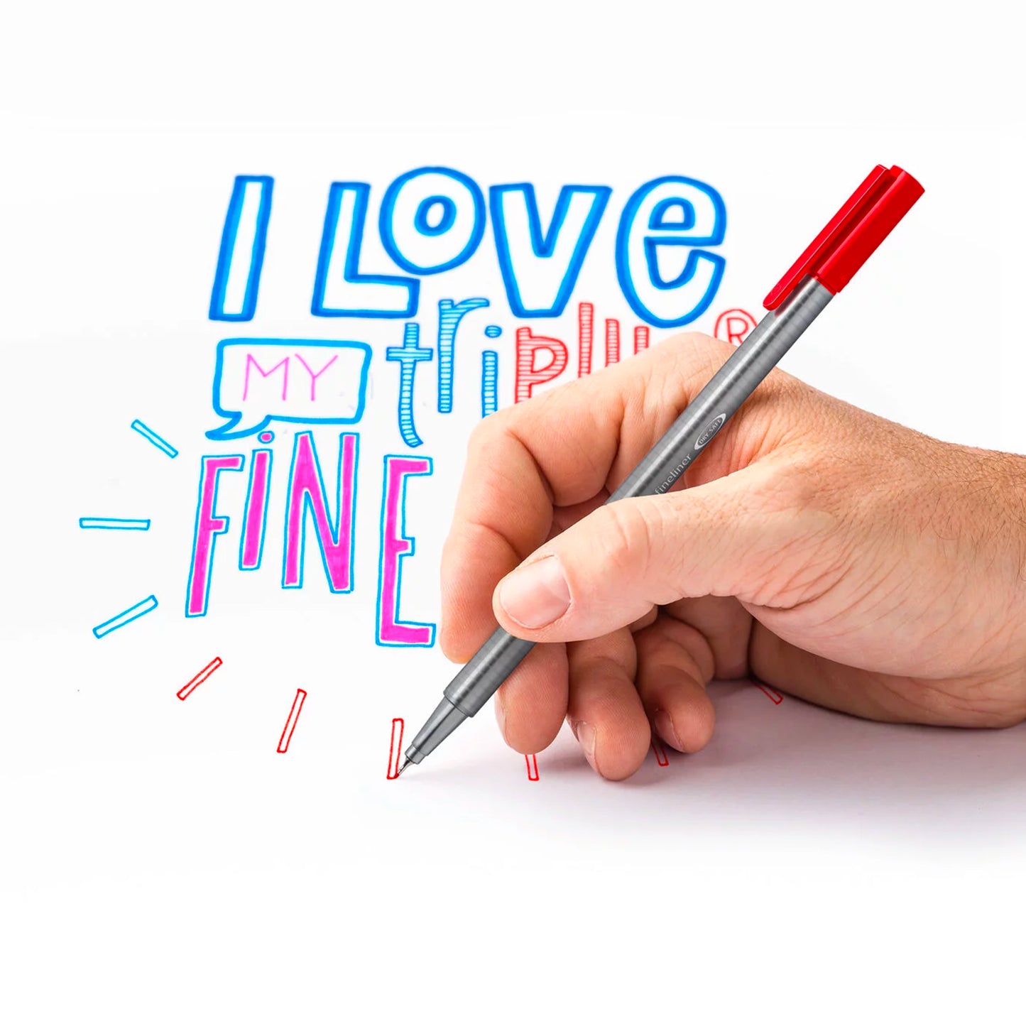 STAEDTLER Liner "Triplus 334 Box" sada, 10 farieb, 0.3 mm