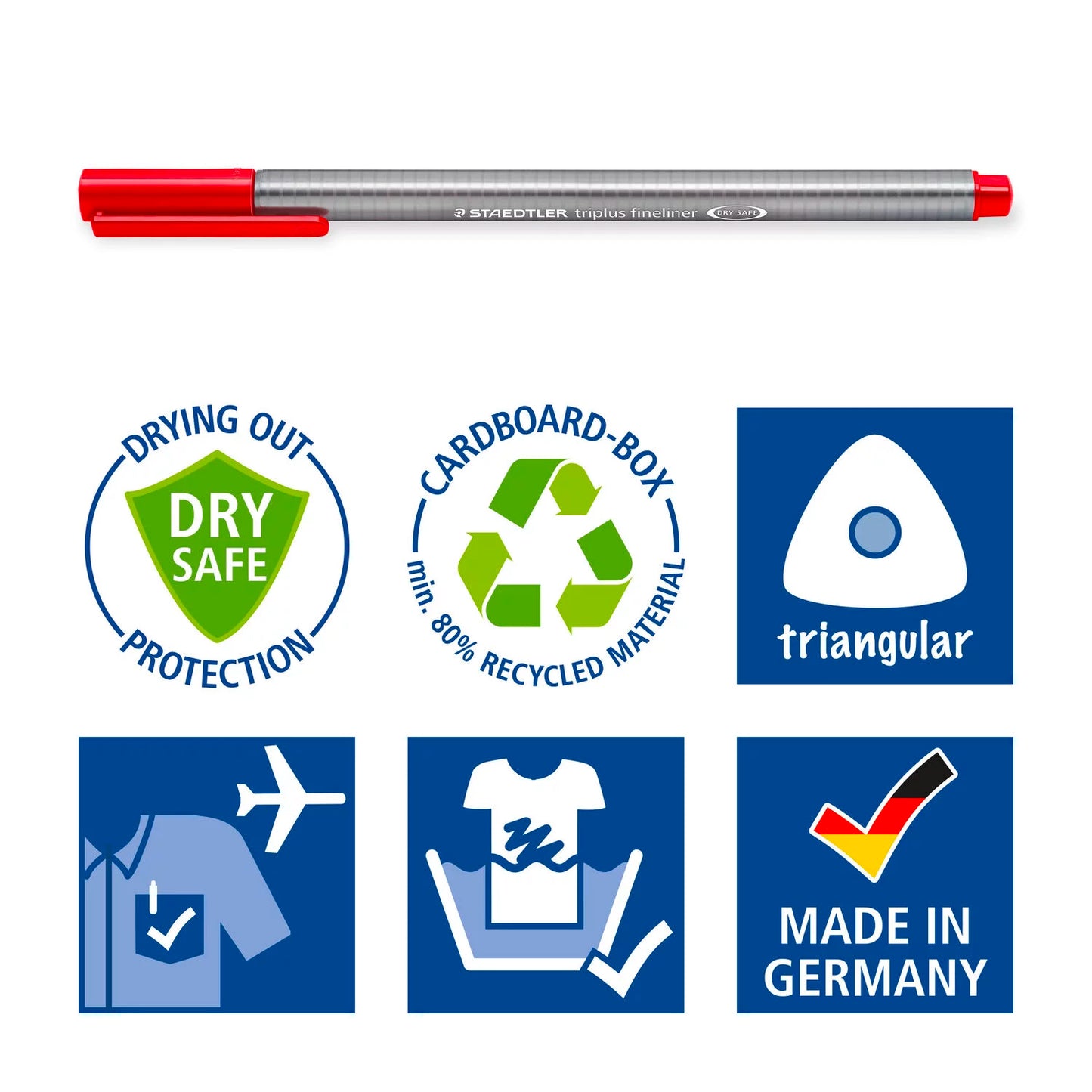 STAEDTLER Liner "Triplus 334 Box" sada, 10 farieb, 0.3 mm