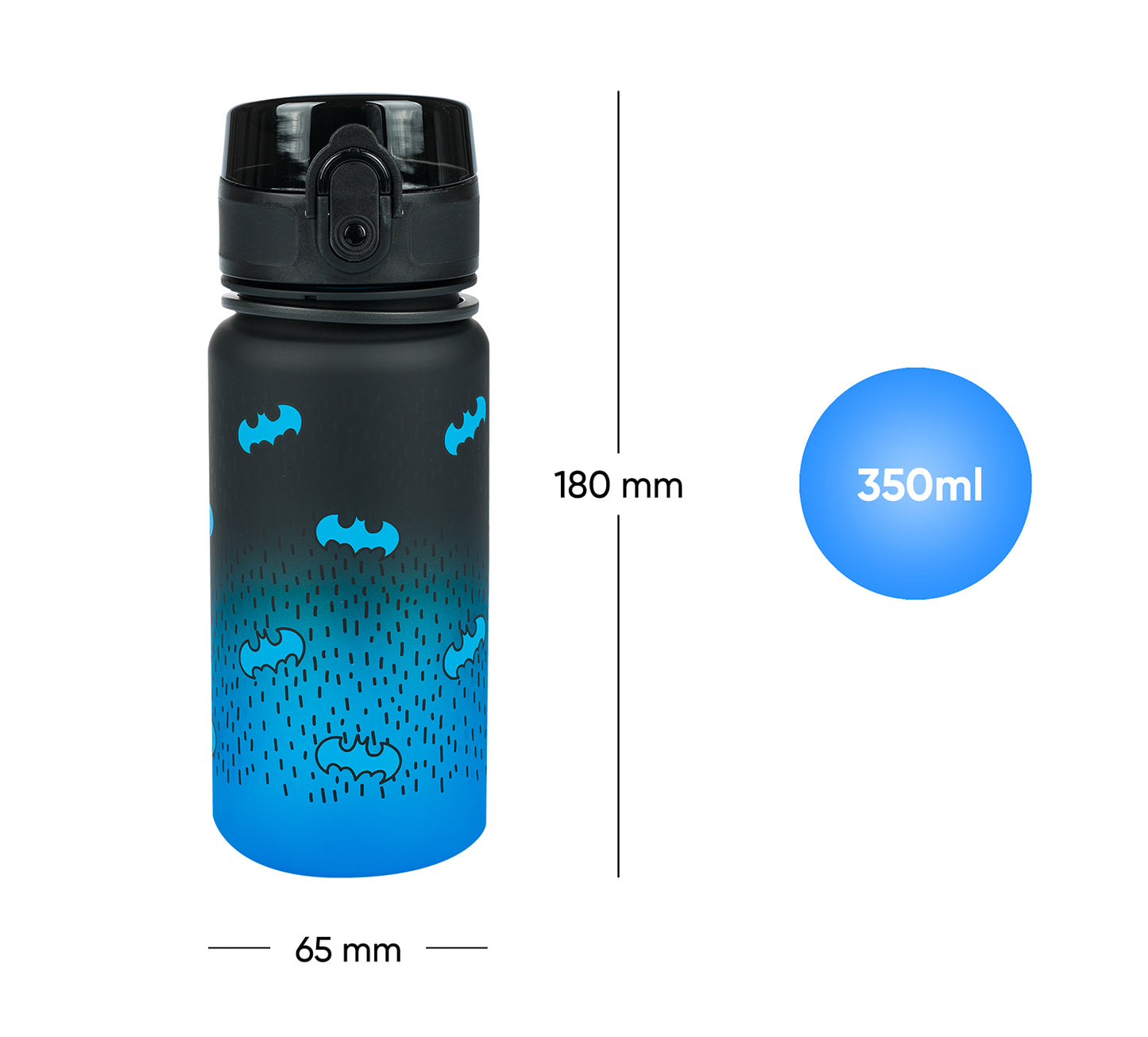 Tritanová fľaša na nápoje Gradient Batman Blue, 350 ml