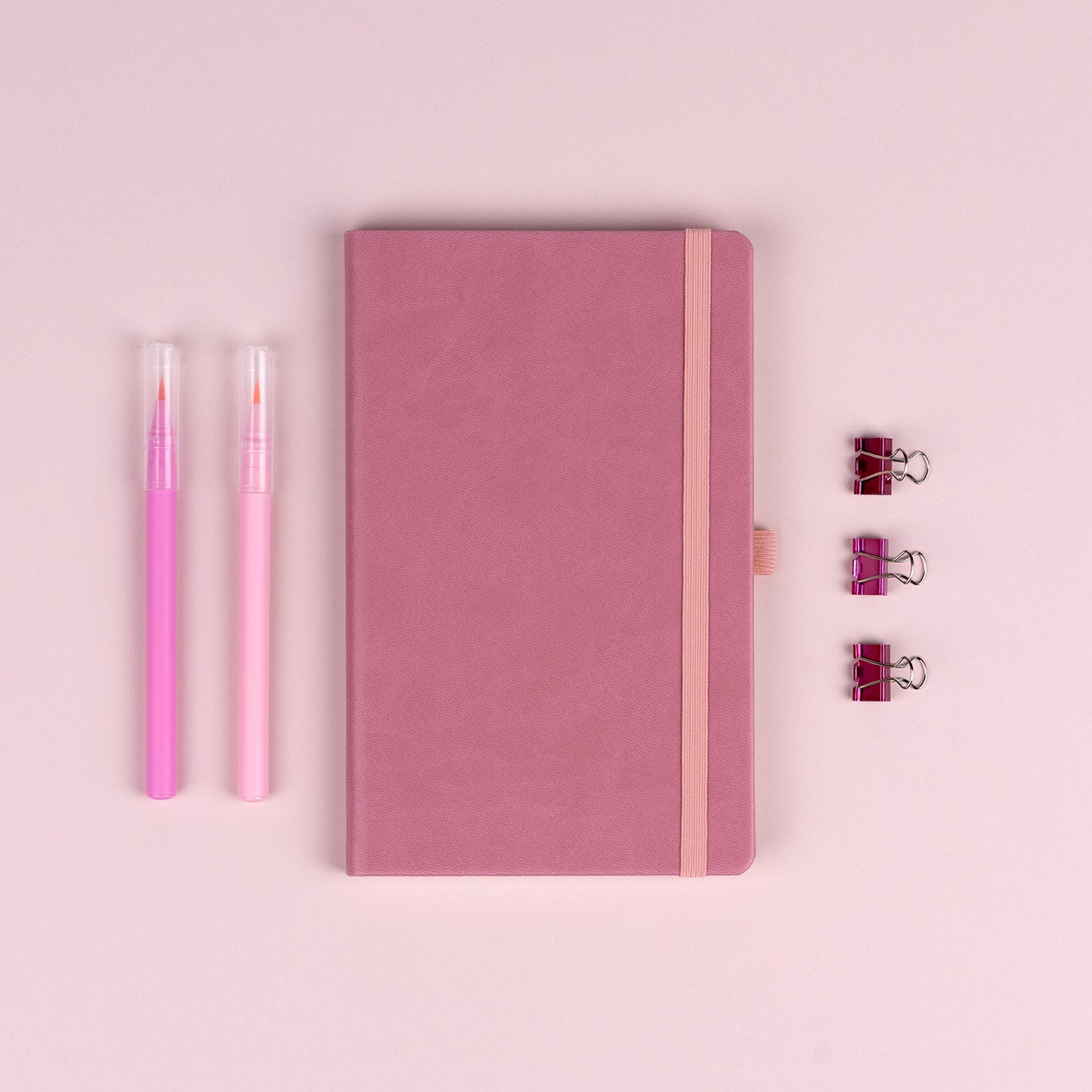 Pracovný notes Ružový, linajkovaný, 13 × 21 cm