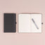 Notes Sivý, linajkovaný, 13 × 21 cm