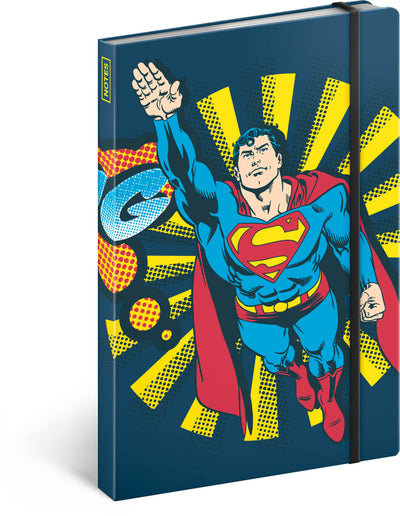 Notes Superman - Bang, linajkovaný, 13 x 21 cm