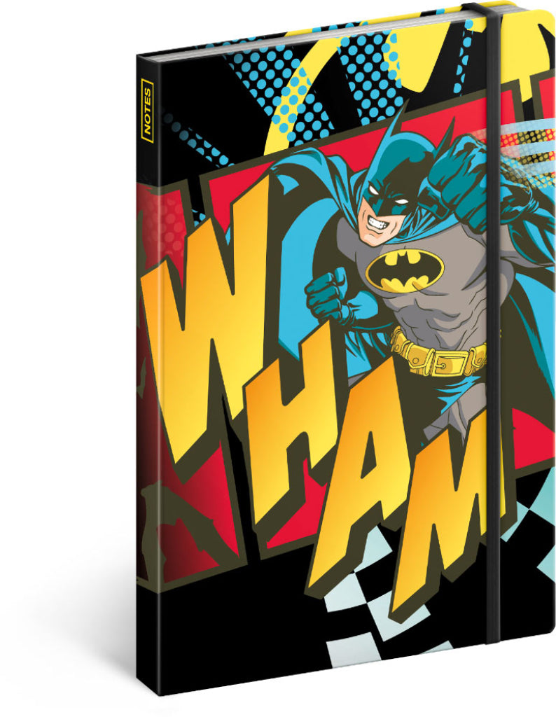 Notes Batman – Wham, linajkovaný, 13 x 21 cm