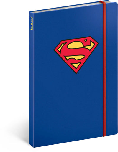 Notes Superman - Symbol, linajkovaný, 13 × 21 cm