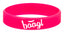 Svietiaci náramok Logo ružový