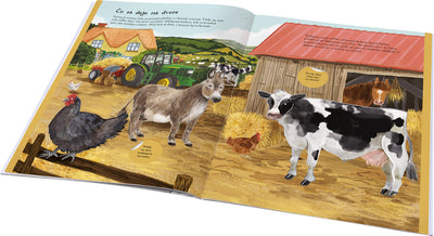 SVET KONÍ, SLIEPOK a ďalších zvierat na farme - Kniha samolepiek